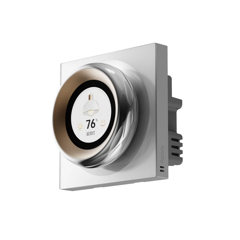 Aqara - 2-channel Wi-Fi/Zigbee touch rotary wall switch Aqara Touchscreen Dial V1 DS-K01D