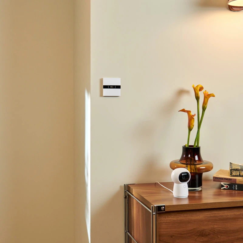 Aqara - 2-channel Zigbee switch with screen and 4 buttons Display Switch V1 WS-K02D