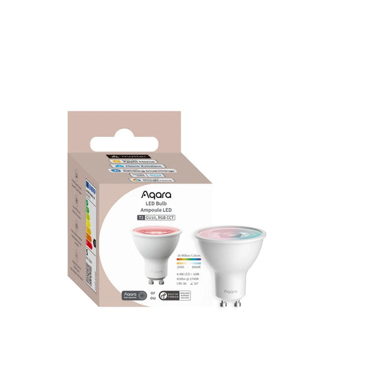 Aqara - Smart LED Bulb T2 RGB CCT GU10 LB-L03D with Zigbee 3.0 and Thread