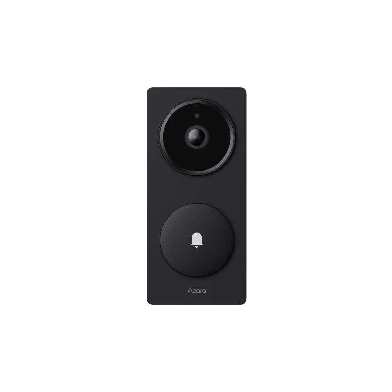 Aqara - Wi-Fi Smart Video Doorbell Aqara Doorbell Camera Hub G410 Select (Black)