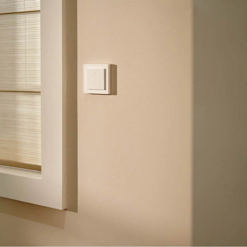 Aqara - Zigbee and Thread Smart Wall Switch Light Switch H2 (2 Buttons, 1 Channel) WS-K07D