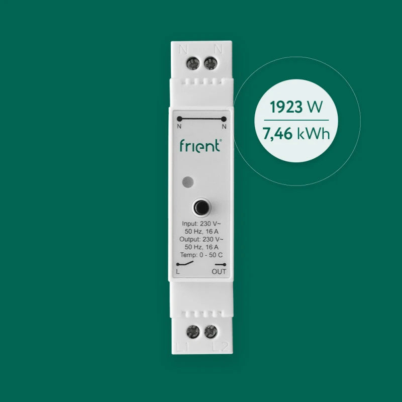 Frient - Zigbee din relay (ON/OFF) + power meter SMRZB-332