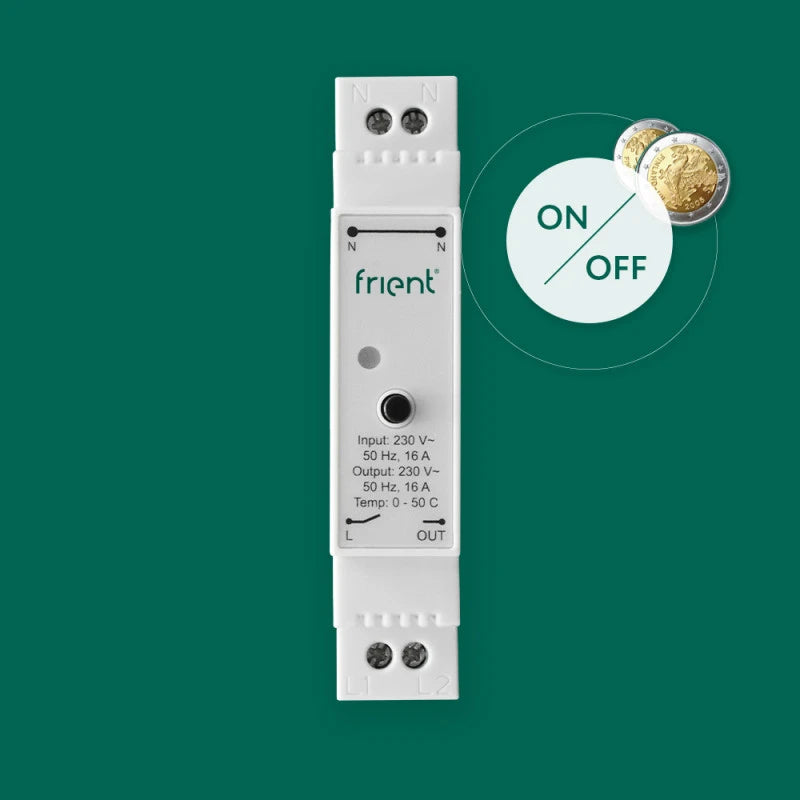 Frient - Zigbee din relay (ON/OFF) + power meter SMRZB-332