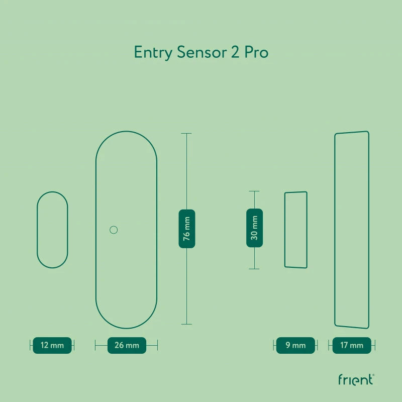Frient - Zigbee 3.0 door window sensor + temperature sensor WISZB-131