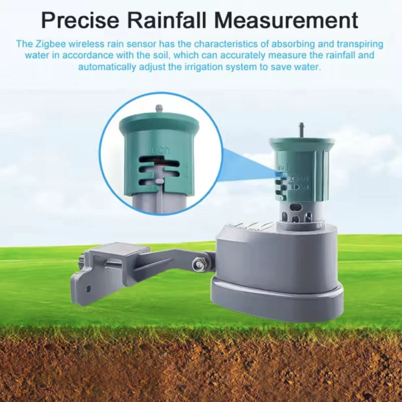 Fujin Irrigation - Zigbee rain gauge (3-25 mm) Tuya Smart Life
