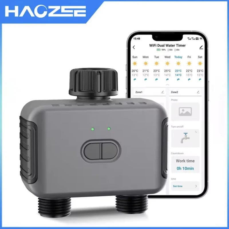 Haozee - Tuya Smart Life Dual Zigbee Sprinkler HZ-WT04