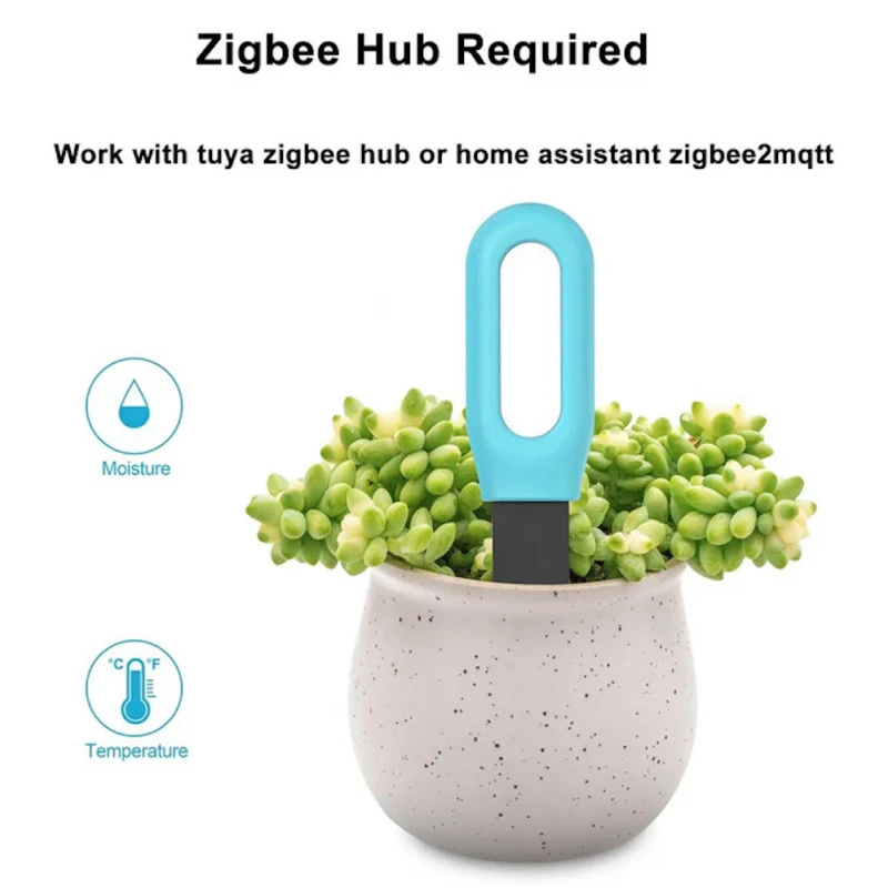 Haozee - Tuya Smart Life Zigbee plant sensor (temperature + humidity)