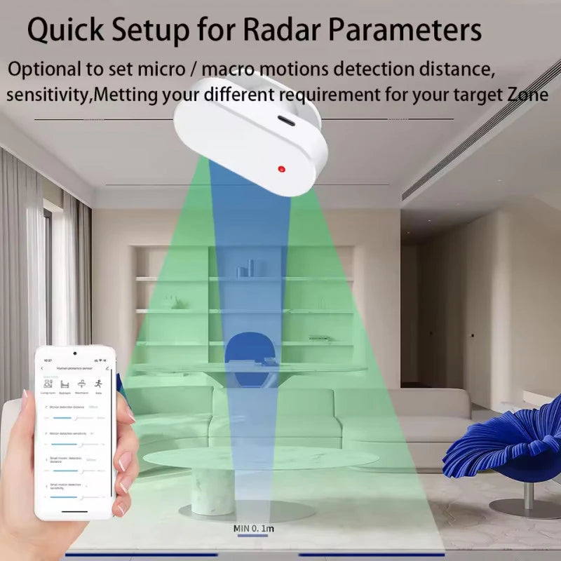 Haozee - Zigbee human presence detector Tuya Smart Life