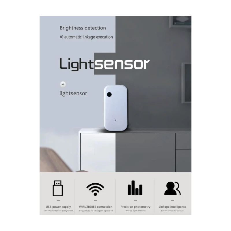 Haozee - Zigbee Tuya light sensor (Smart Life)