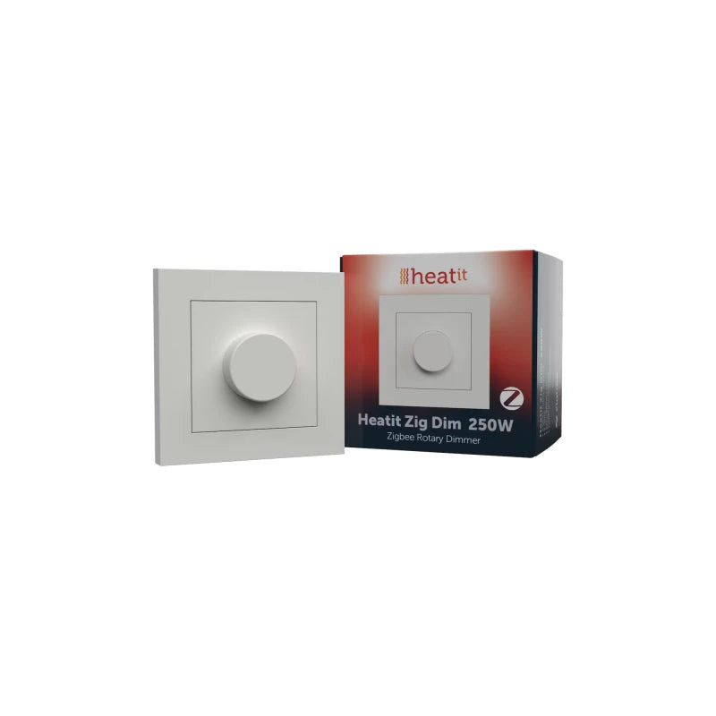 Heatit - Zigbee 250W rotary dimmer switch