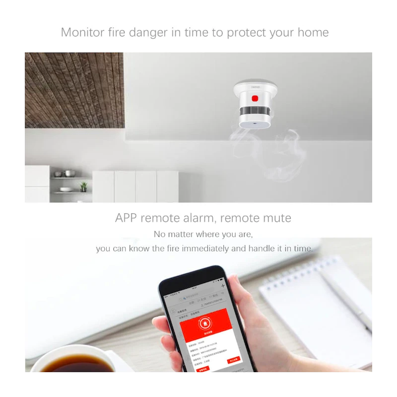 Heiman - Zigbee 3.0 smoke detector (EN14604 certified)