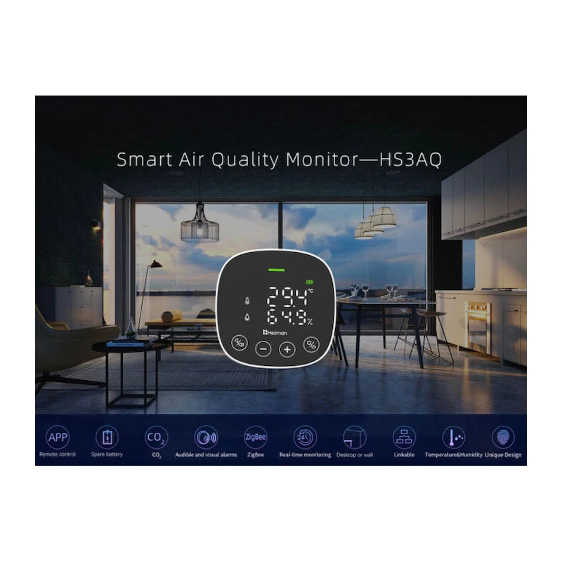 Heiman - Zigbee air quality sensor (CO2, temperature, humidity)