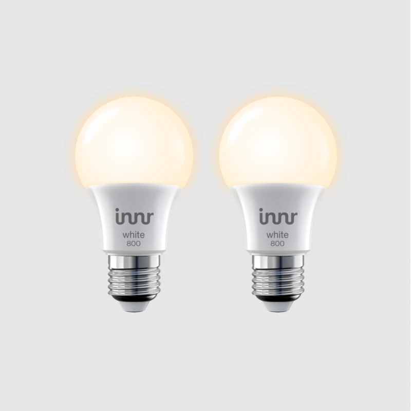 Innr - 2x E27 Zigbee Bulbs, White, 800 lm – RB262-2