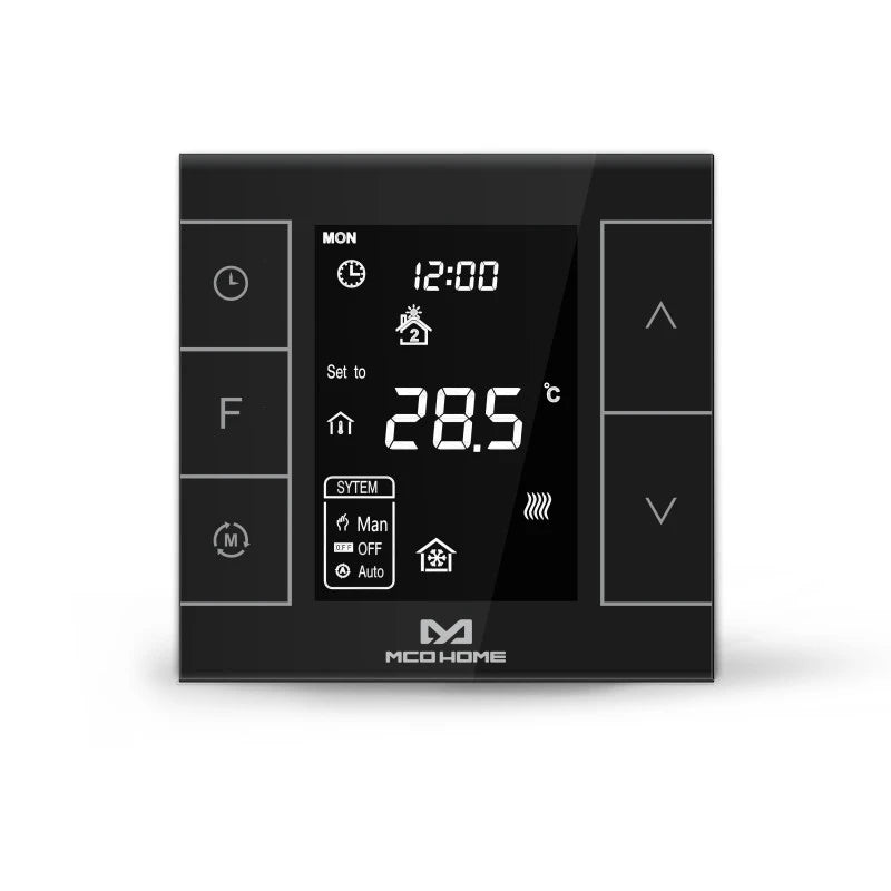 Mcohome - Thermostat for Z-Wave+ electric heater MH7H-EH, black