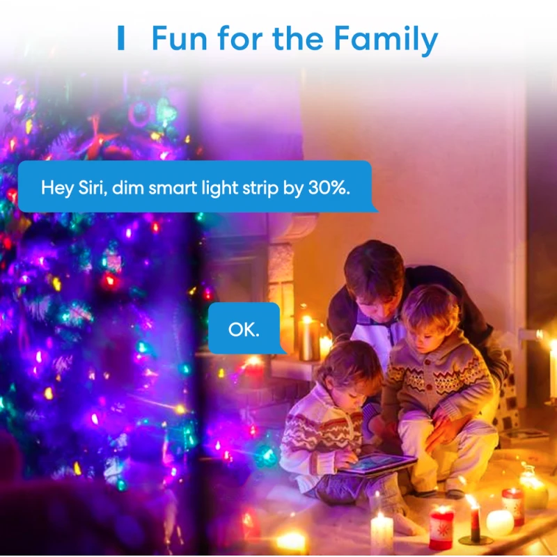 Meross MSL320 - 10m Apple HomeKit-compatible RGB Wi-Fi LED strip