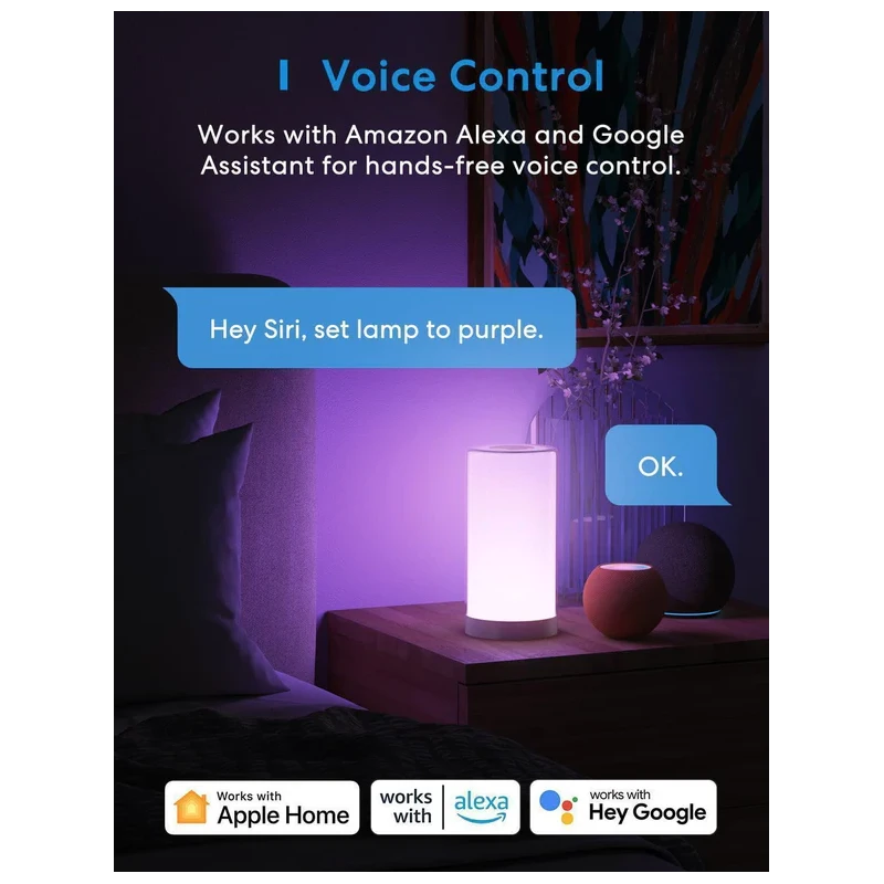 Meross MSL430 - Apple HomeKit WiFi RGB LED night light