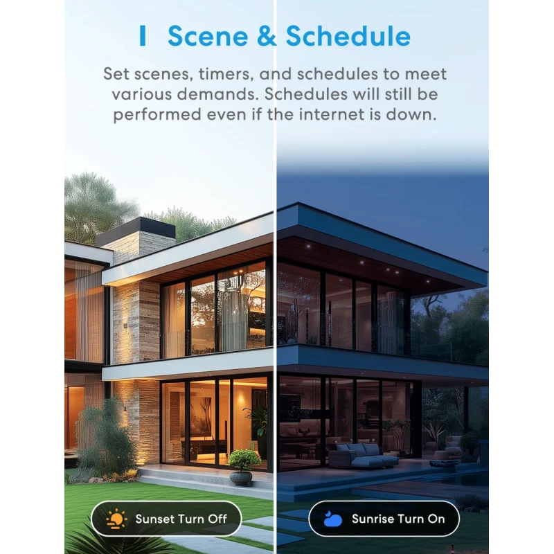 Meross - Outdoor WIFI Matter power strip 16A with energy measurement