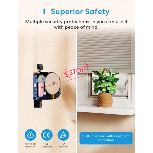 Meross - WIFI Matter Ρολέτα περιτύλιξης με ιμάντα MRS200MA-EU