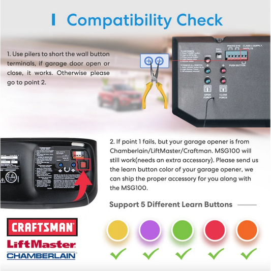 Meross MSG100 - WIFI garage door module Apple Homekit compatible
