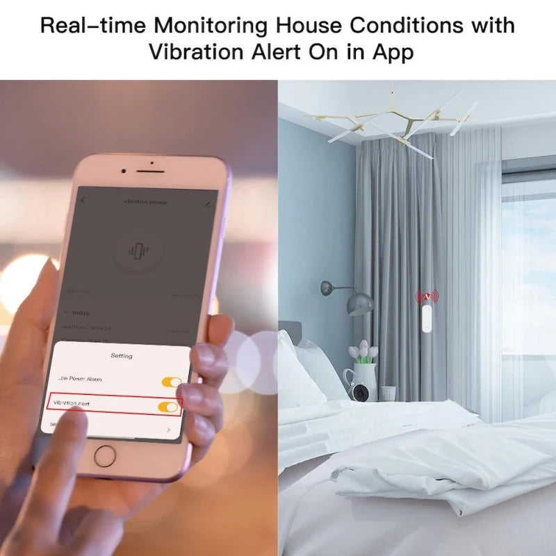 Moes - Zigbee TUYA Vibration Sensor ZSS-Z-VBR