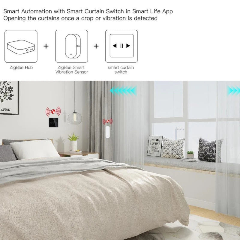 Moes - Zigbee TUYA Vibration Sensor ZSS-Z-VBR