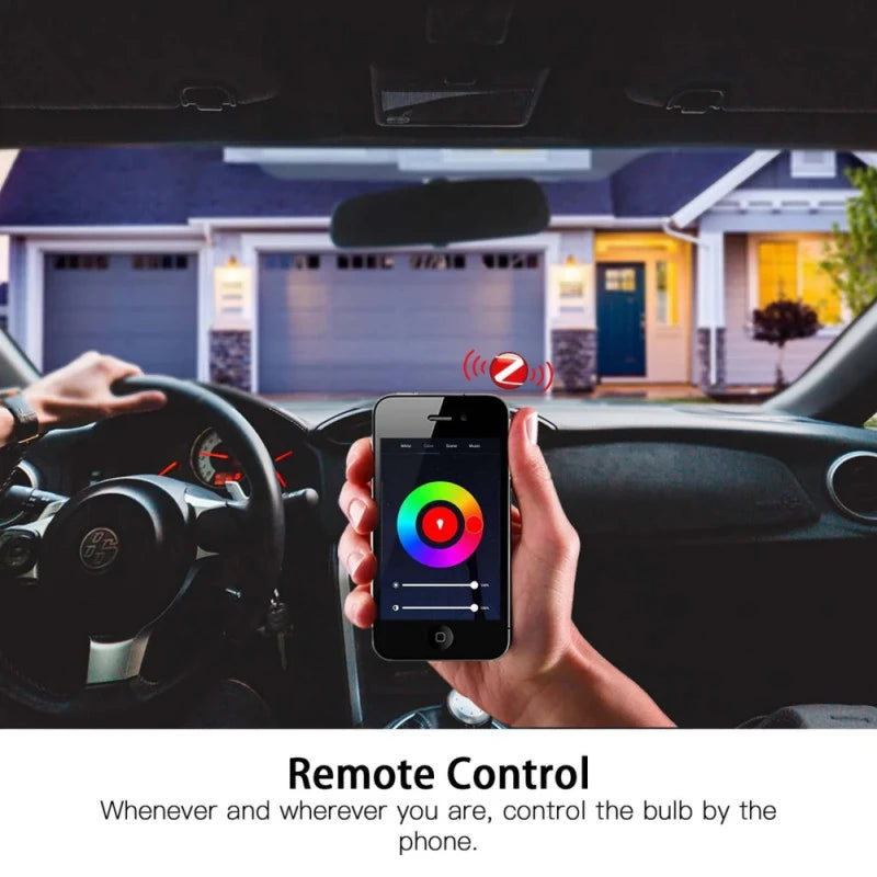 Moes - RGB+WW Zigbee GU10 smart bulb with music synchronization.