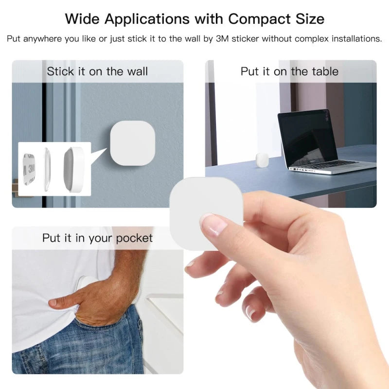 Moes - Zigbee Tuya Smart Button ERS-10TZBVB-AA (Zigbee Doorbell IP55)