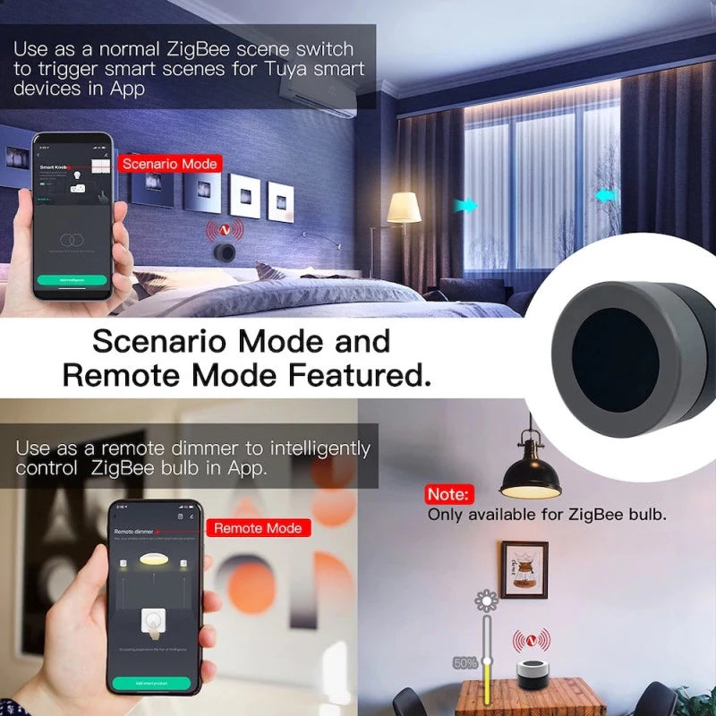 Moes - Smart Rotary Button Zigbee Tuya Smart Life - ERS-10TZBVK-AA