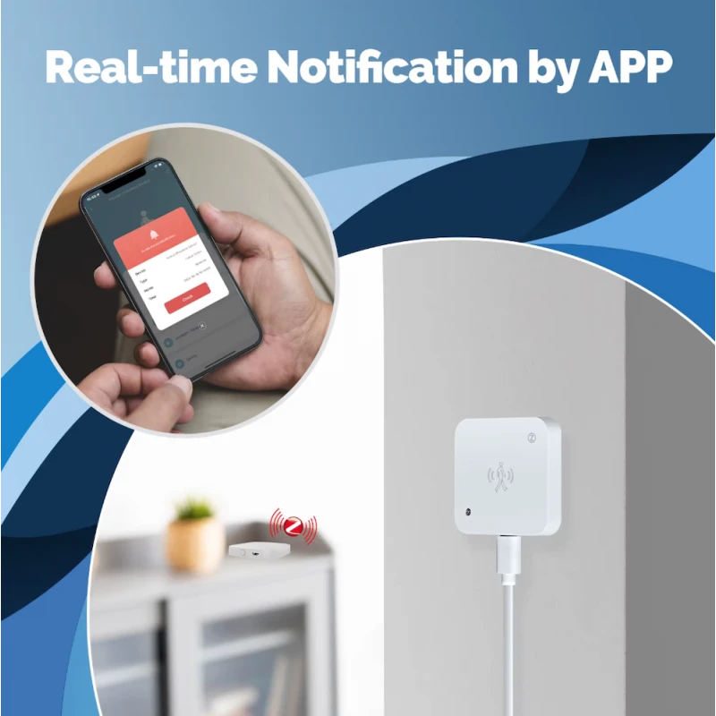 Moes - Zigbee Tuya -läsnäolotunnistin + valoanturi (USB 5V)