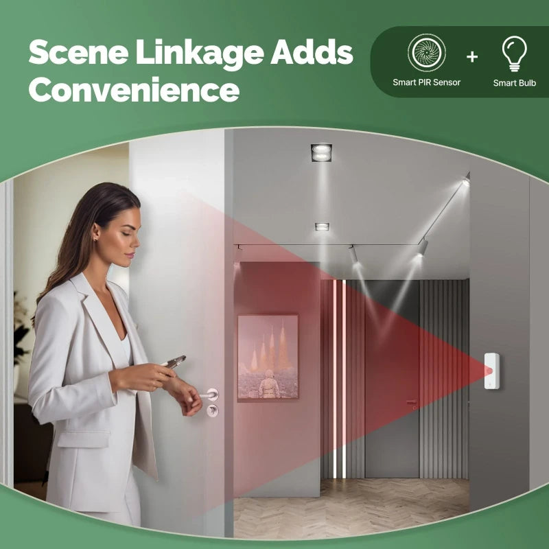 Moes - Zigbee Tuya infrared human sensor ZSS-P01-PIR-A-MS