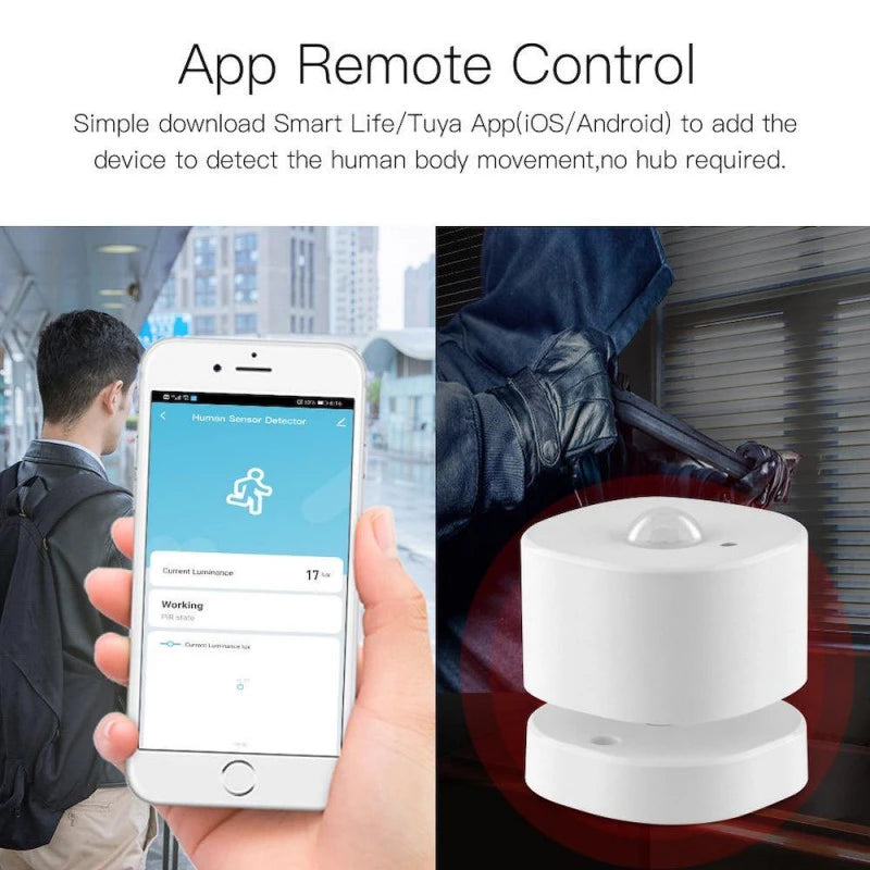 Moes - Zigbee Tuya motion + light sensor + rot bracket