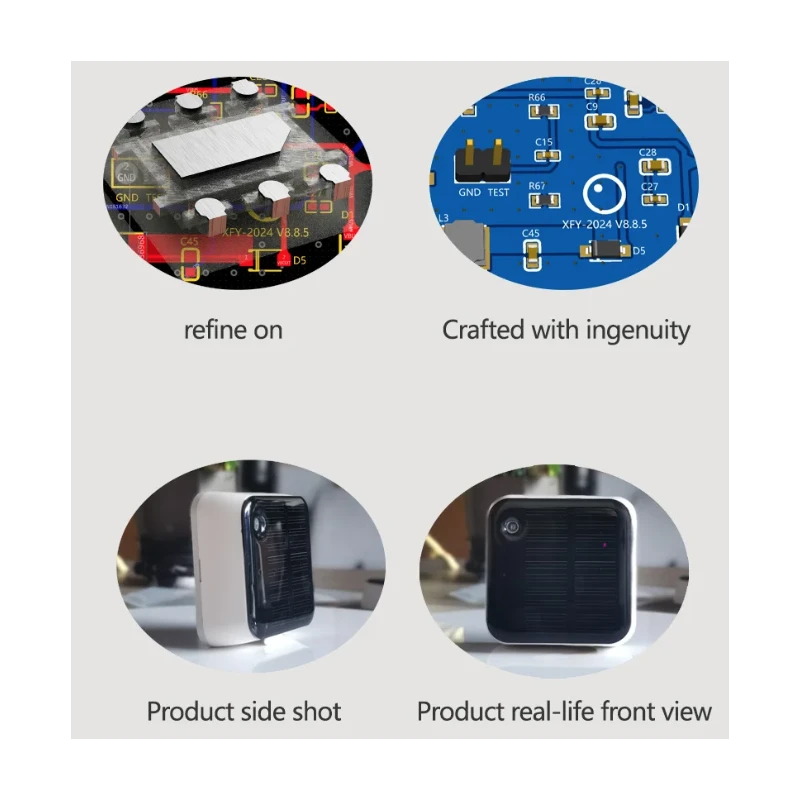 Mumubiz - Zigbee Tuya outdoor light sensor with solar panel
