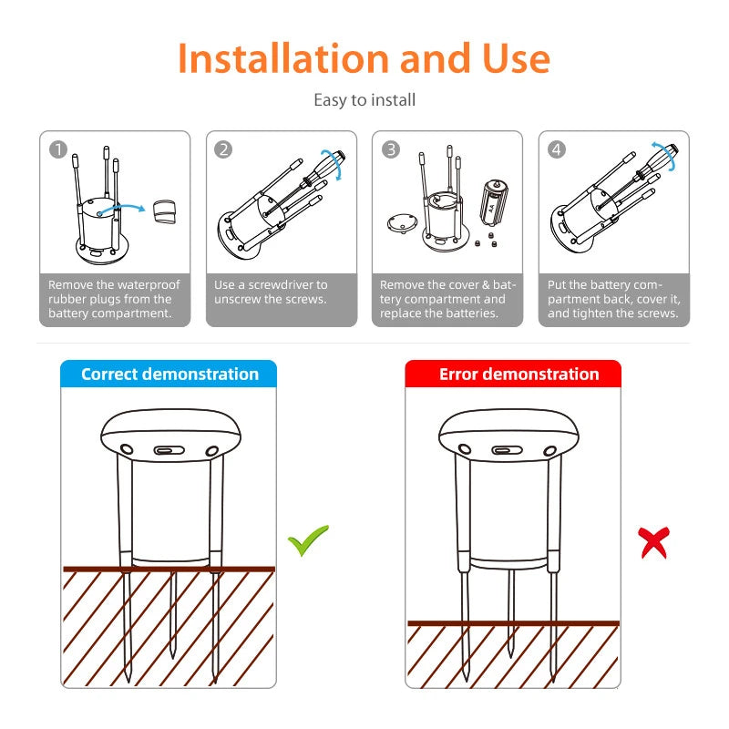 Neo - Zigbee Tuya Solar panel soil sensor (temperature, humidity, EC)