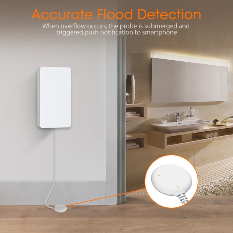 Neo - Zigbee Tuya Flood Detector (2x AA Battery) NAS-WS05B