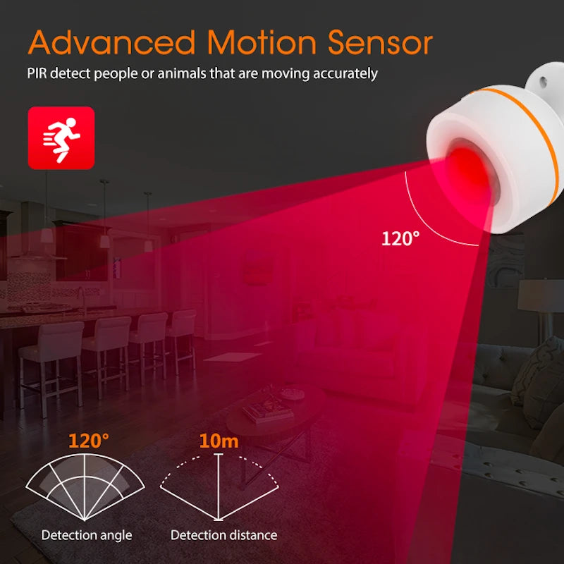 Neo - Tuya Zigbee motion detector 5V/1A power supply or 2x CR123 NAS-PD07B2