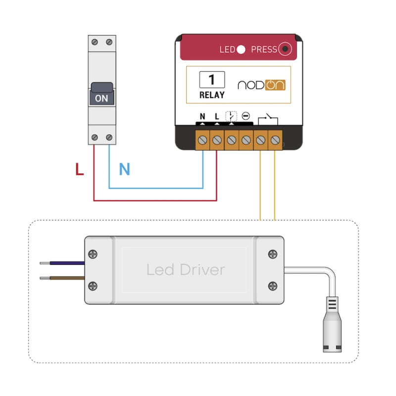 NodOn - 16A Zigbee Multifunction Relay Switch SIN-4-1-20