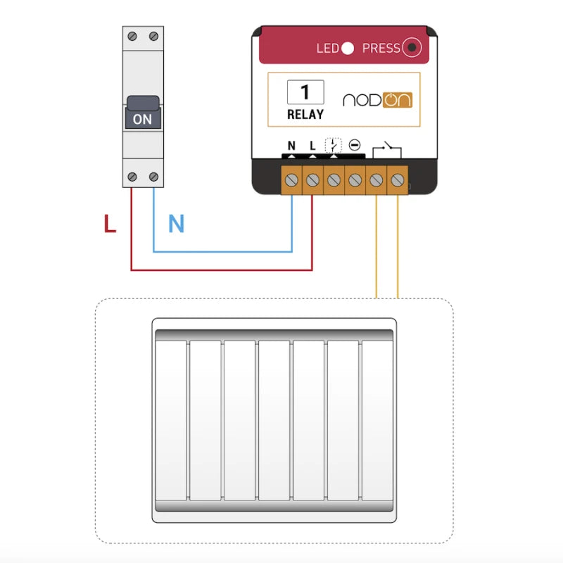 NodOn - 16A Zigbee Multifunction Relay Switch SIN-4-1-20