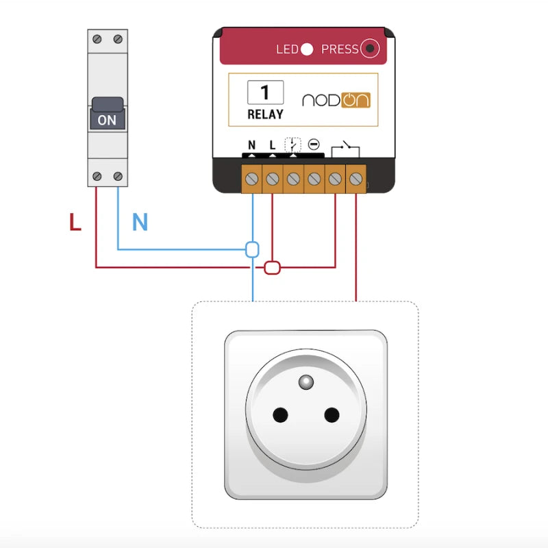 NodOn - 16A Zigbee Multifunction Relay Switch SIN-4-1-20