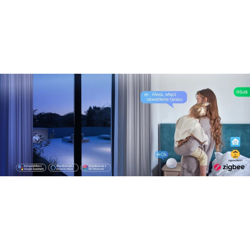 Nous - Zigbee Tuya outdoor Plug Schuko Version A6Z