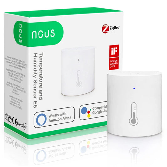 Nous - Zigbee 3.0 Smart Humidity & Temperature Sensor E5
