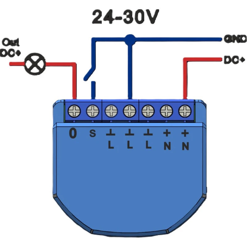 Nous - Zigbee ON/OFF module + Consumption measurement (10A DC, 16A AC) B2Z