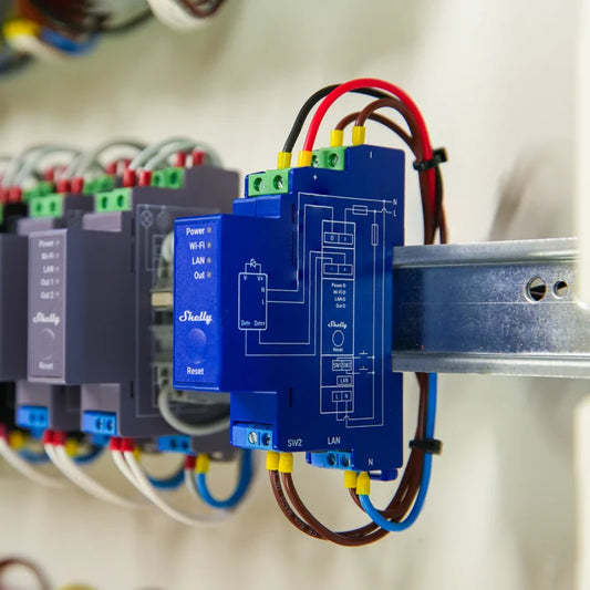 Shelly - Wi-Fi 0-10V DIN rail dimmer + power metering Shelly Pro Dimmer 0/1-10V PM