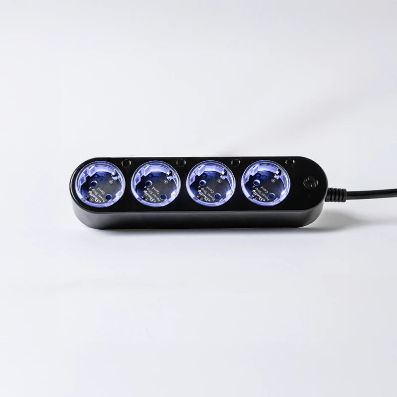 Shelly - Matter, Zigbee, WIFI Power Strip Gen4 Black SHELLYPOWERSTRIP4B