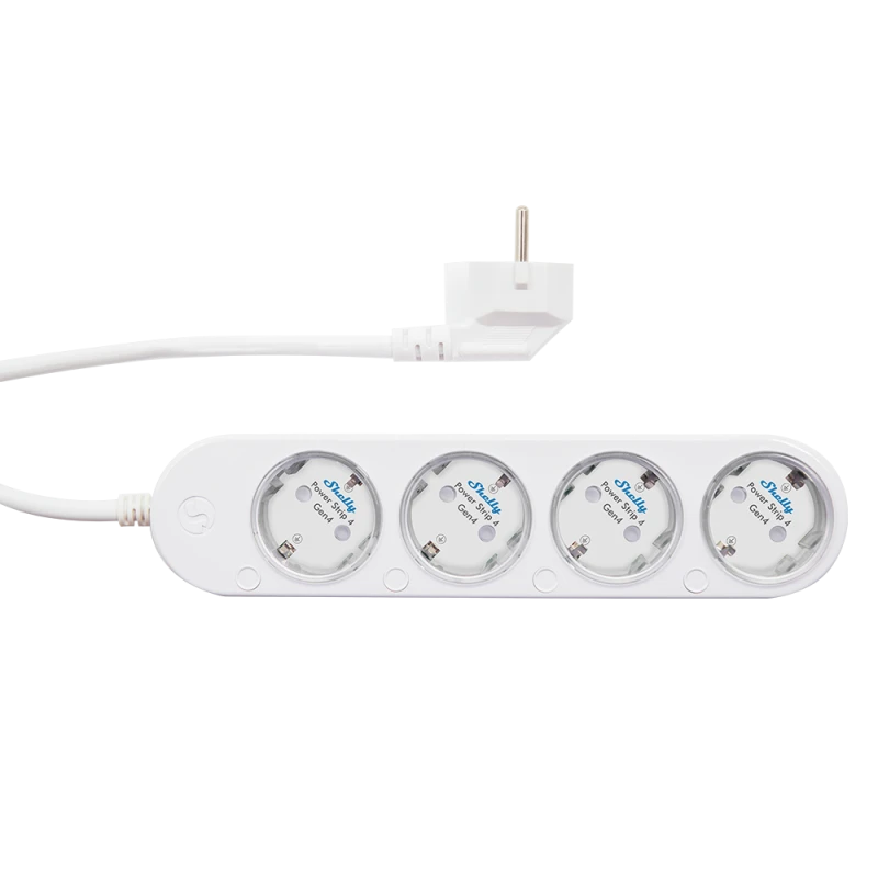 Shelly - Matter, Zigbee, WIFI Power Strip Gen4 White SHELLYPOWERSTRIP4W
