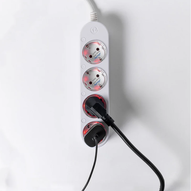Shelly - Matter, Zigbee, WIFI Power Strip Gen4 White SHELLYPOWERSTRIP4W