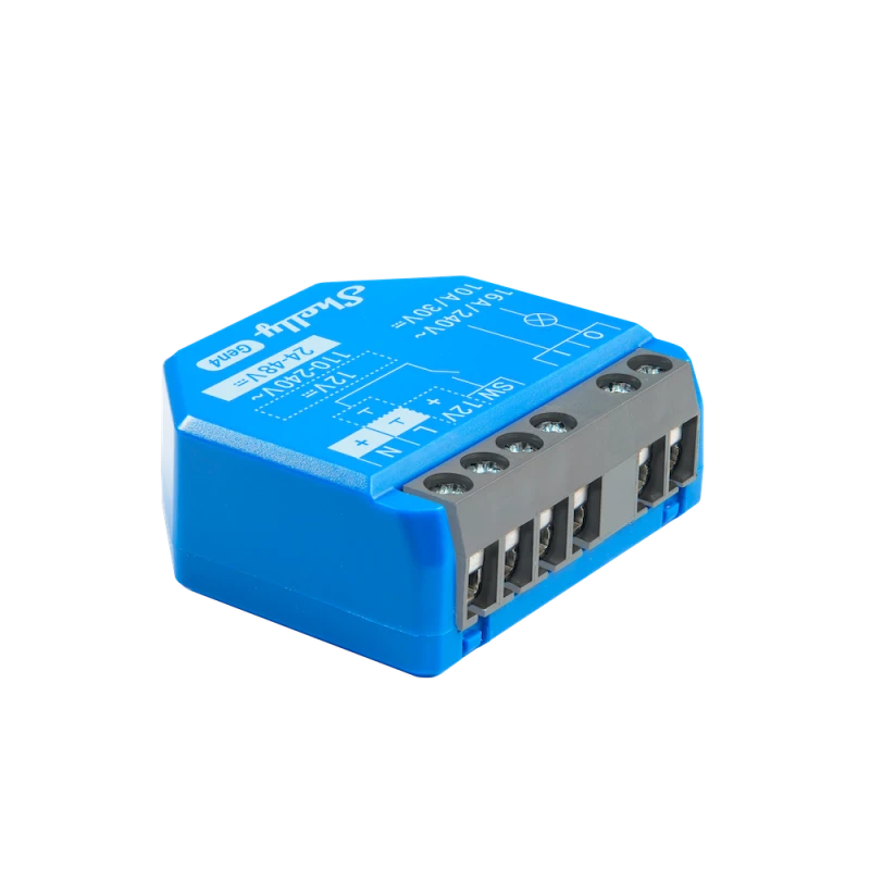 Shelly - Wifi, Zigbee, Matter dry contact switch module Shelly 1 Gen4