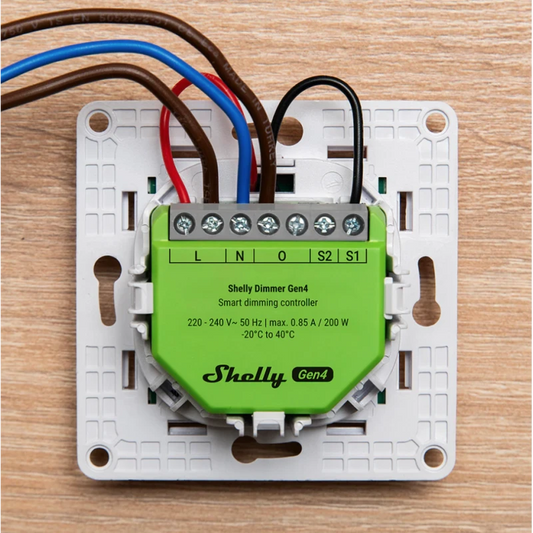 Shelly - Wi-Fi, Zigbee & Matter Dimmer Module - SHELLYDIMMERGEN4