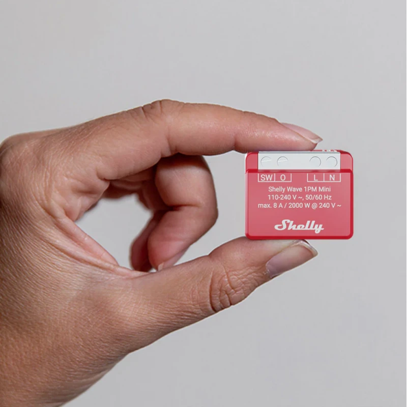 Shelly - Z-Wave+ 800 Long Range Micromodule Switch 8A