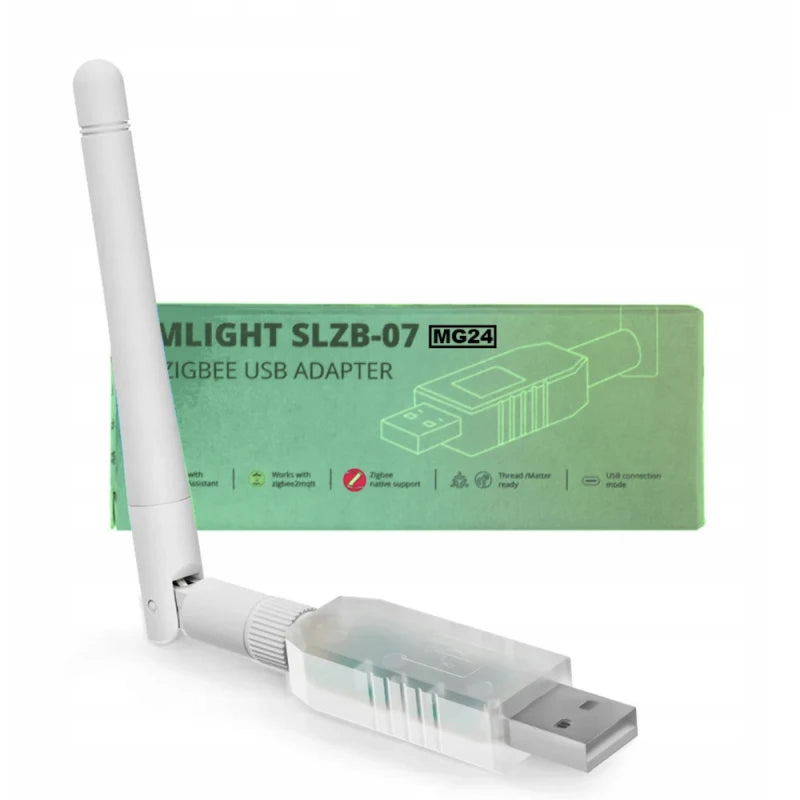 Smlight - Dongle Zigbee SoC EFR32MG24 + Anténa 3dB (kompatibilní se ZHA/Z2M) SLZB-07MG24