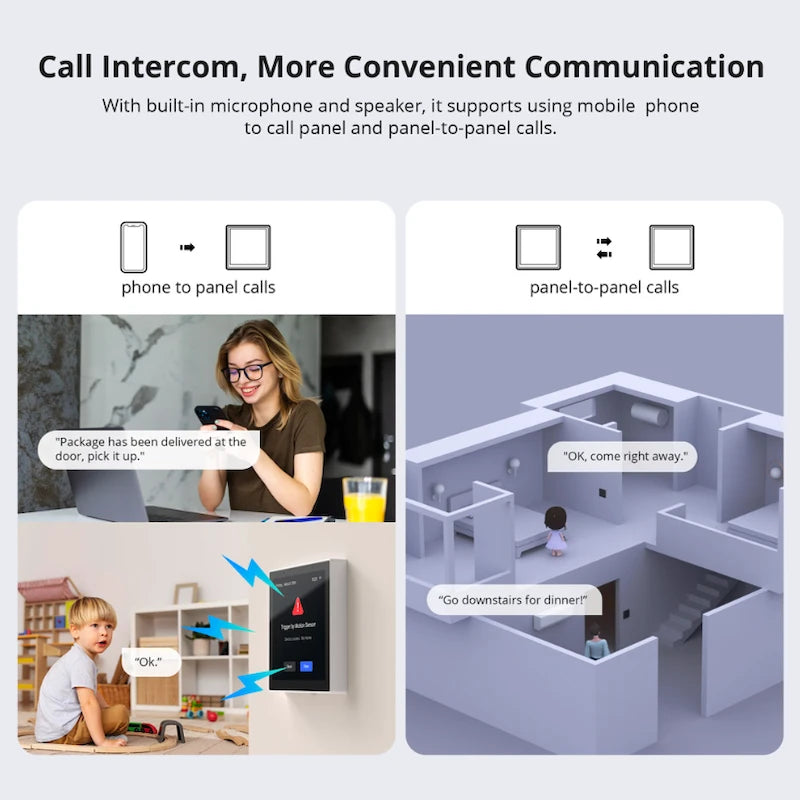 Sonoff - Zigbee 3.0 Smart Scene Wall Switch White NSPanelPRO
